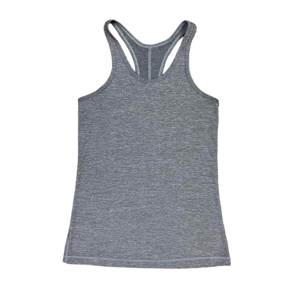 Lululemon Tank Top Women’s Size 6 US Grey Heathered Racerback - Picture 1 of 7